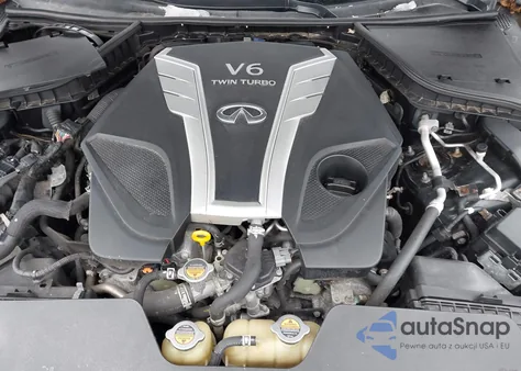 2018 Infiniti Q50 3.0T Luxe z USA, uszkodzony, nr VIN JN1EV7AR4JM440975